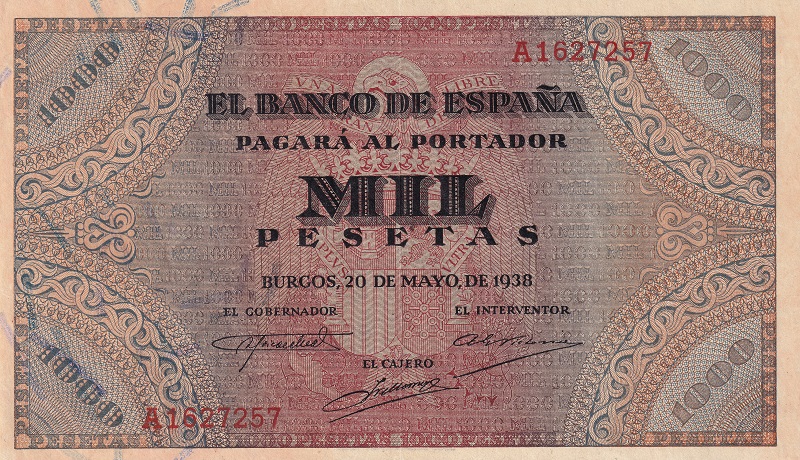 Billete 1938